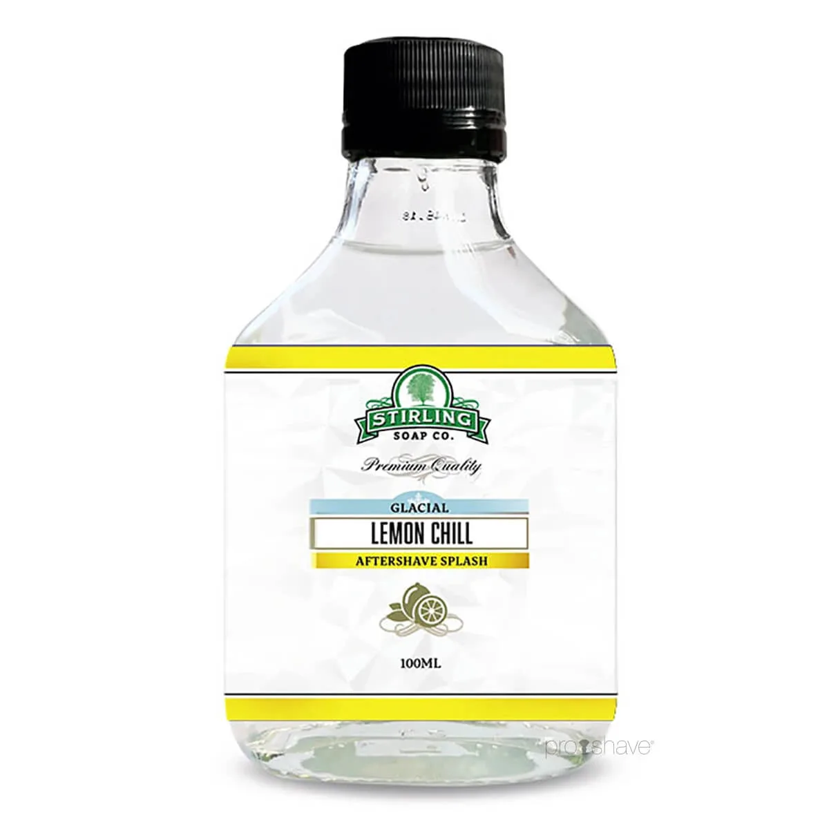 Stirling Soap Company Aftershave Splash, Glacial - Lemon Chill, 100 ml.