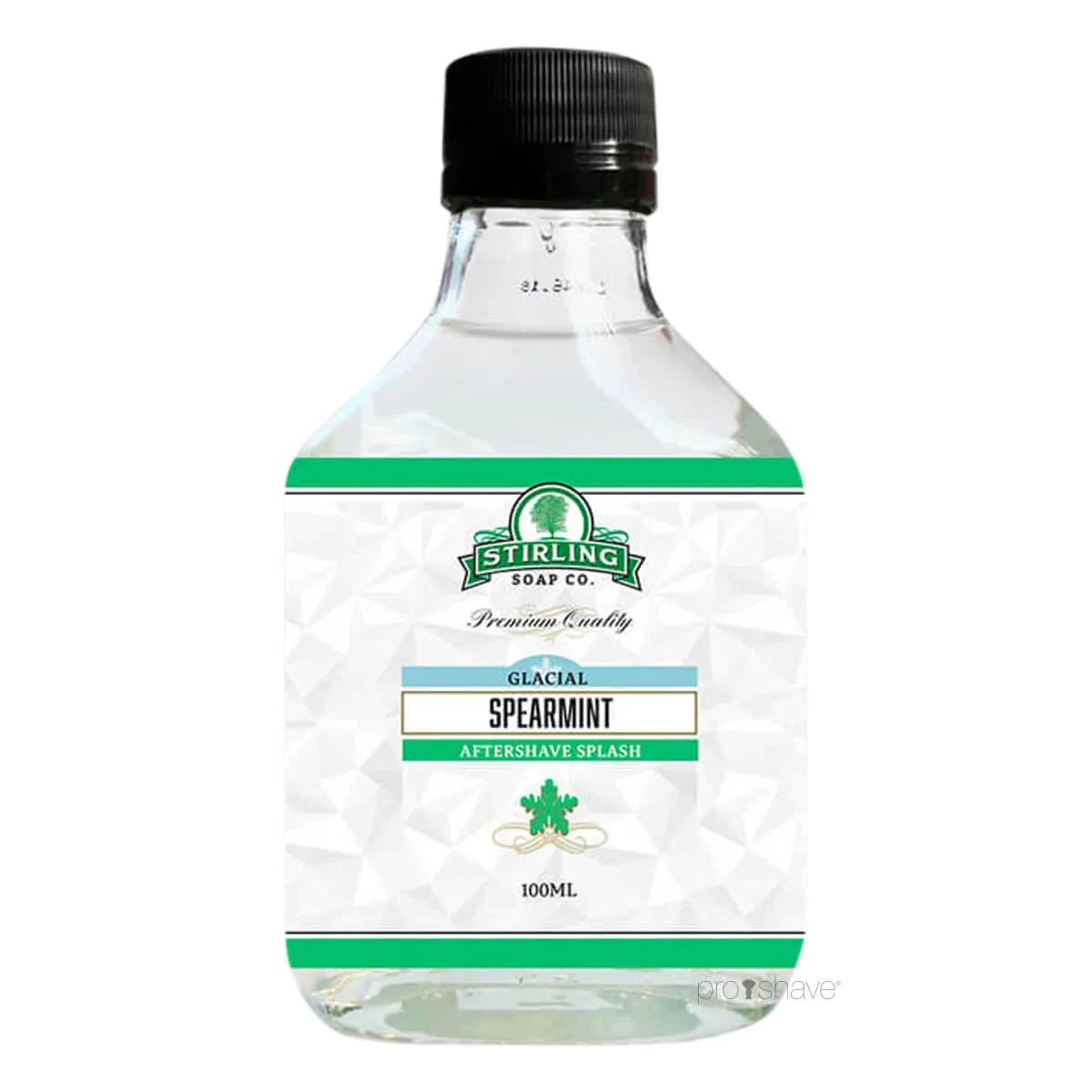 Stirling Soap Company Aftershave Splash, Glacial Spearmint, 100 ml.