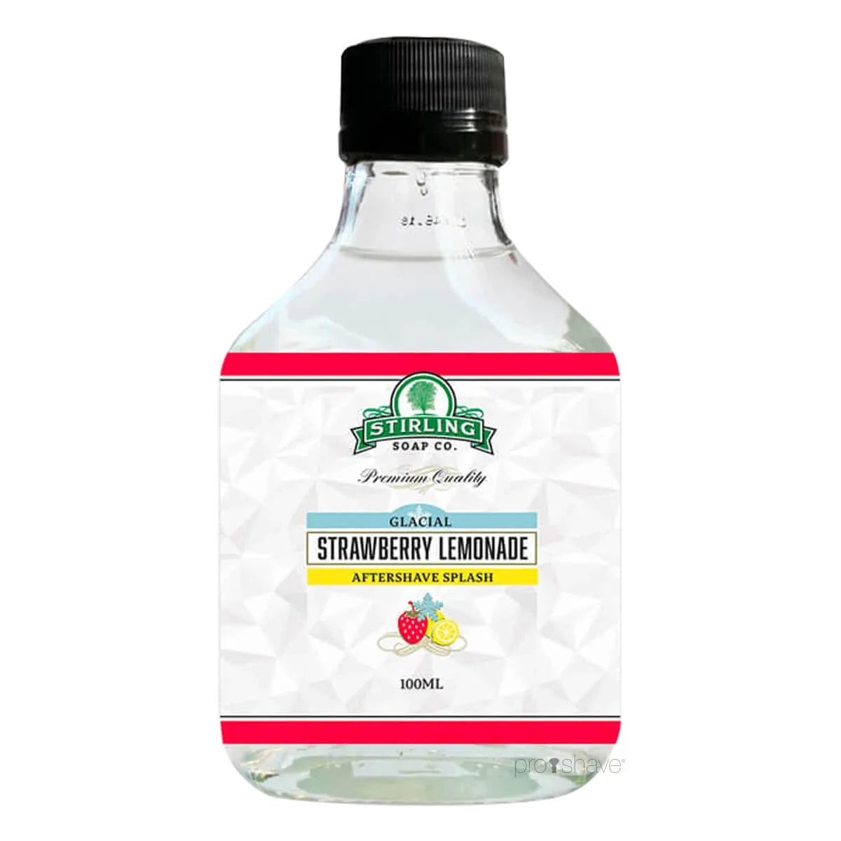 Stirling Soap Company Aftershave Splash, Glacial - Strawberry Lemonade, 100 ml.