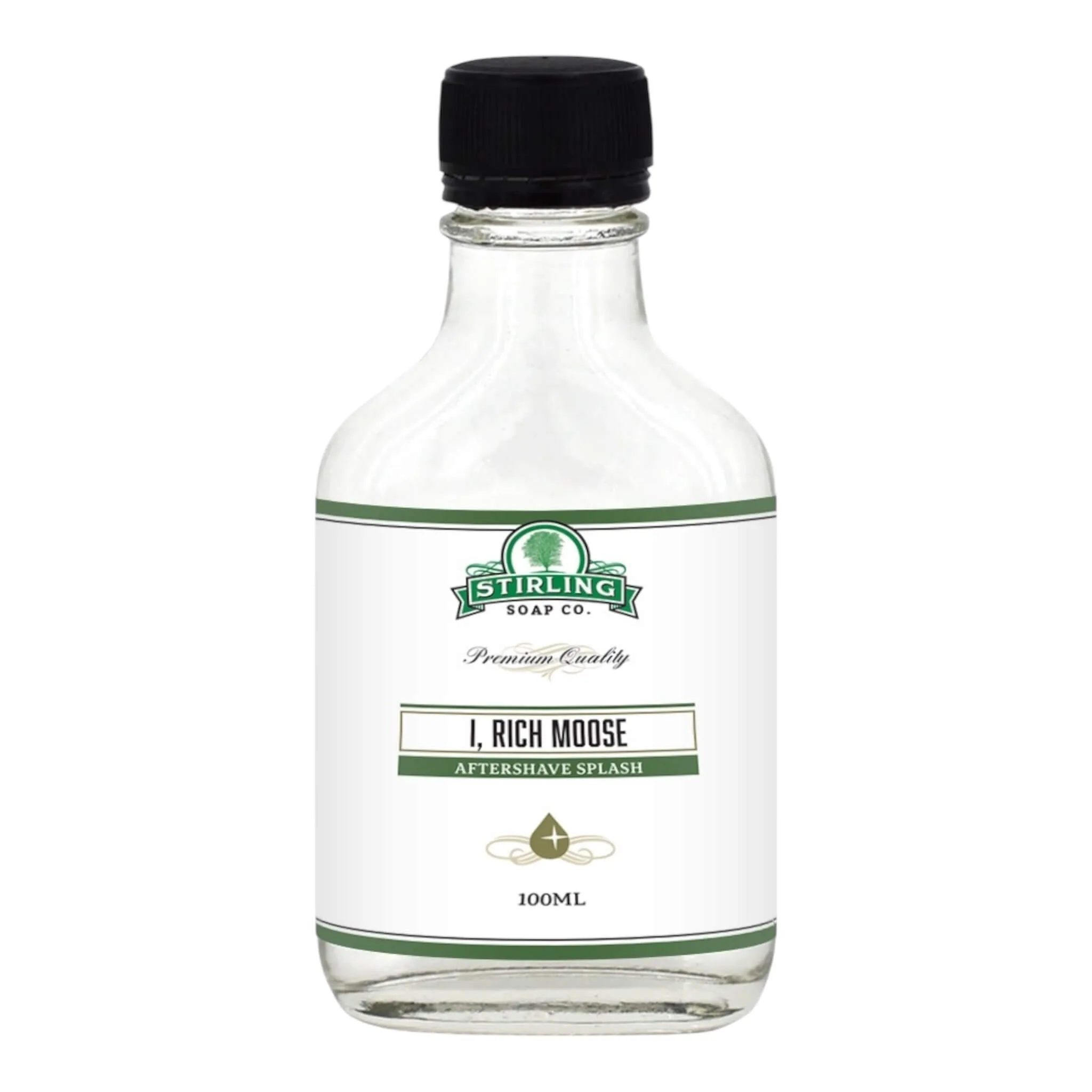 Stirling Soap Company Aftershave Splash, I Rich Moose, 100 ml.