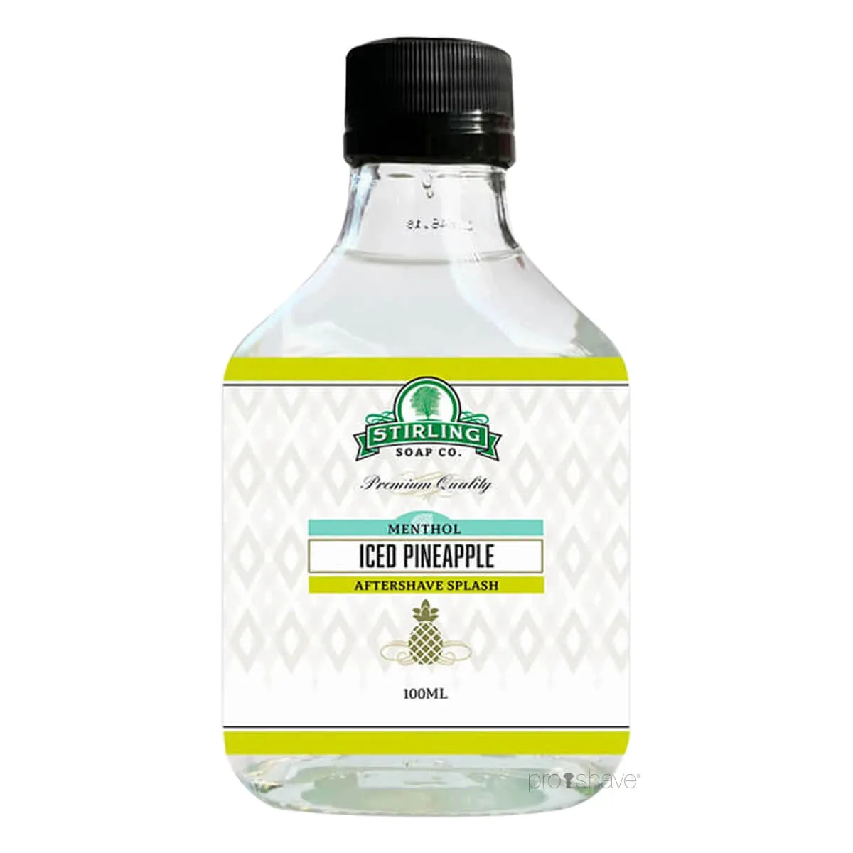 Stirling Soap Company Aftershave Splash, Iced Pineapple, 100 ml.