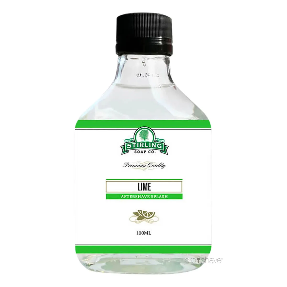 Stirling Soap Company Aftershave Splash, Lime, 100 ml.