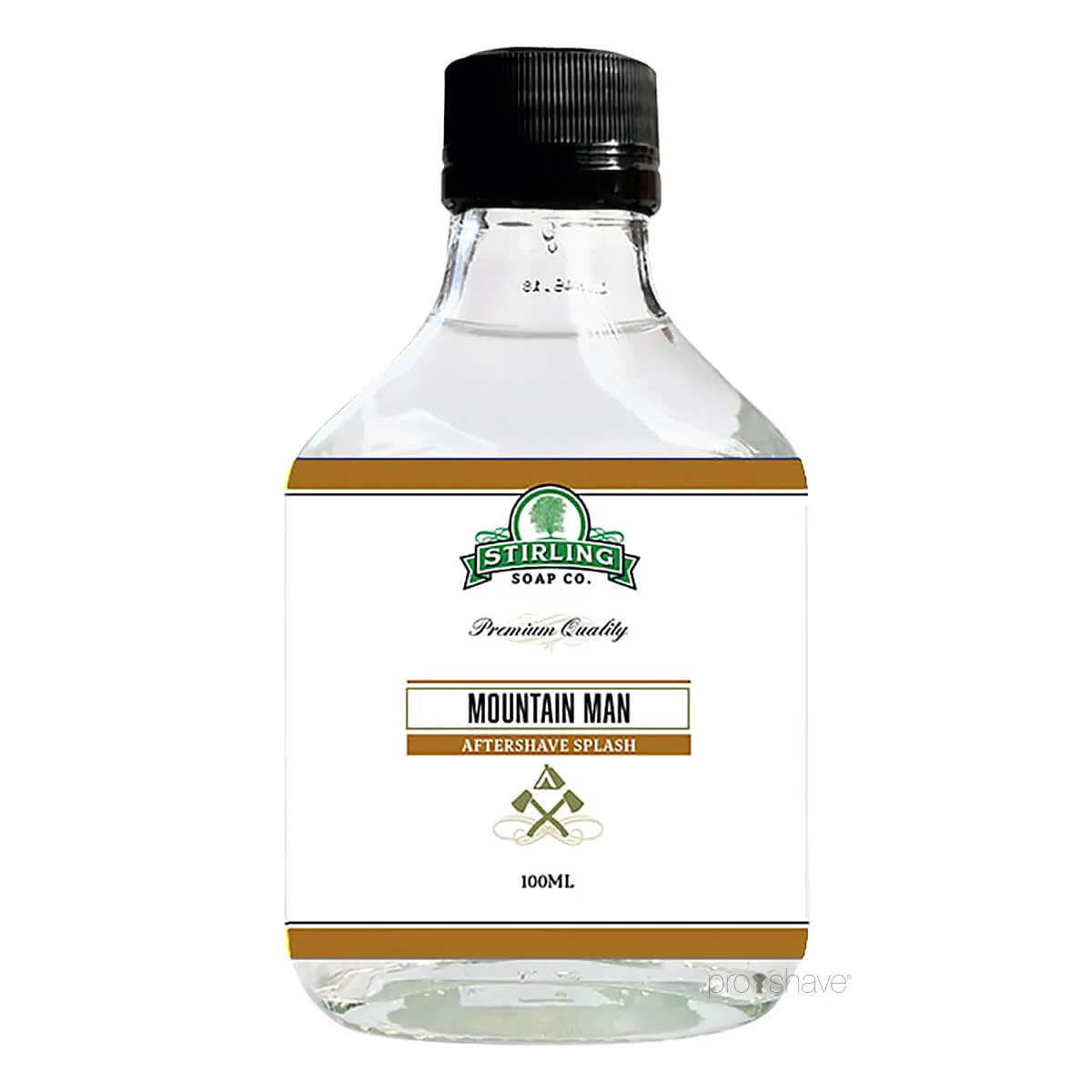 Stirling Soap Company Aftershave Splash, Mountain Man, 100 ml.