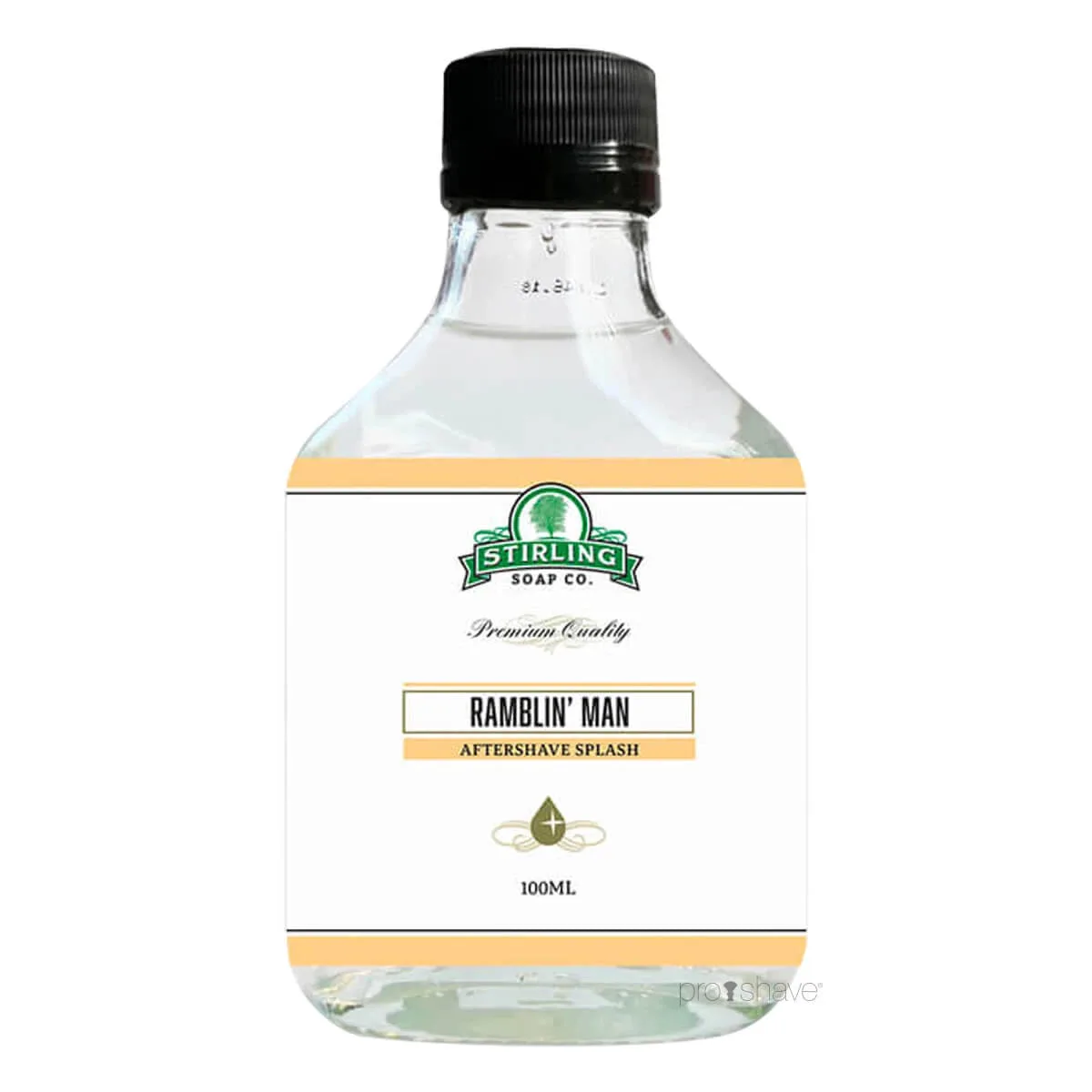 Stirling Soap Company Aftershave Splash, Ramblin' Man, 100 ml.