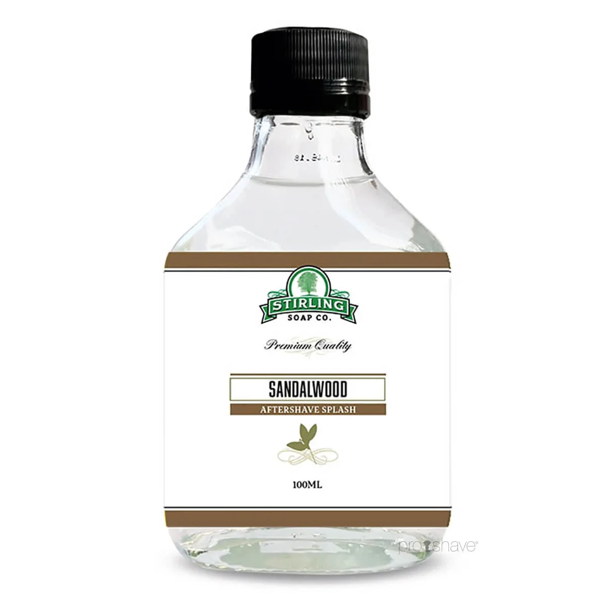 Stirling Soap Company Aftershave Splash, Sandalwood, 100 ml.