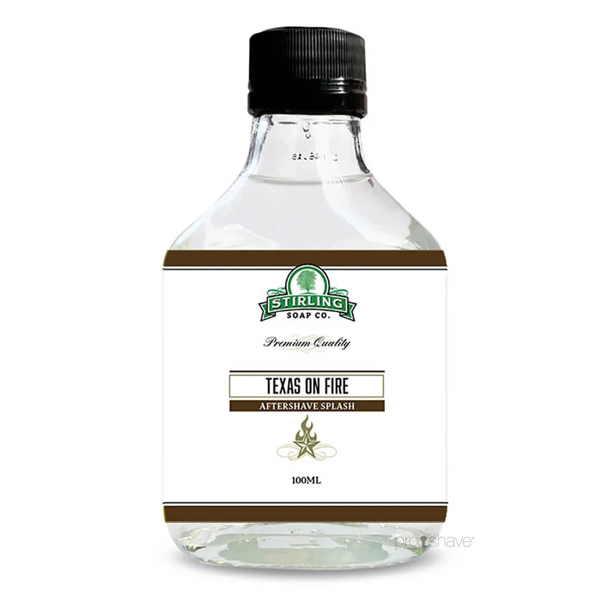 Stirling Soap Company Aftershave Splash, Texas On Fire, 100 ml.