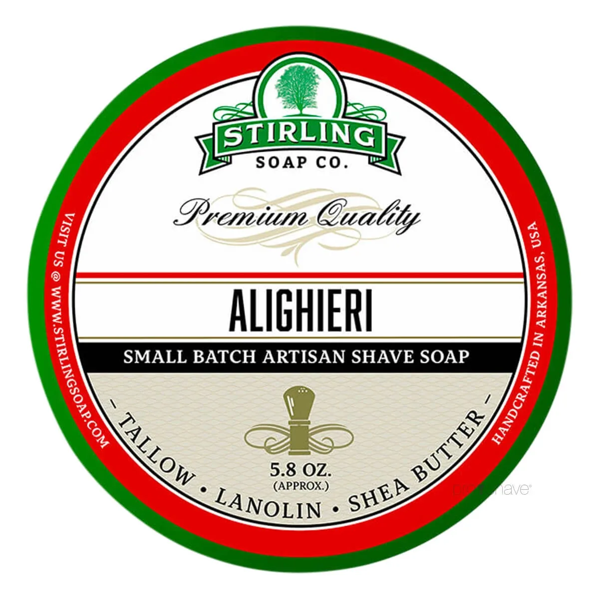 Stirling Soap Company Barbersæbe, Alighieri, 170 ml.