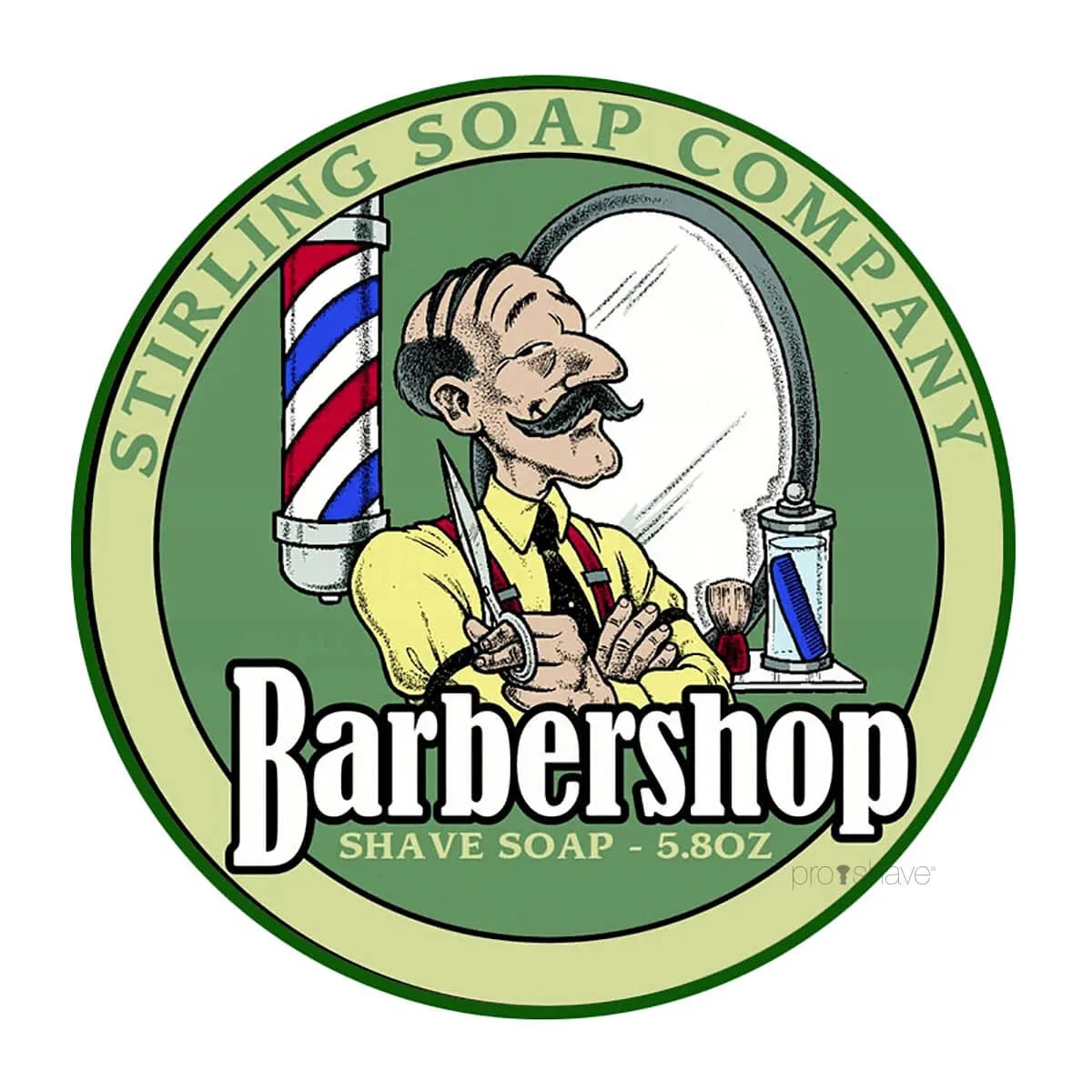 Stirling Soap Company Barbersæbe, Barber Shop, 170 ml.
