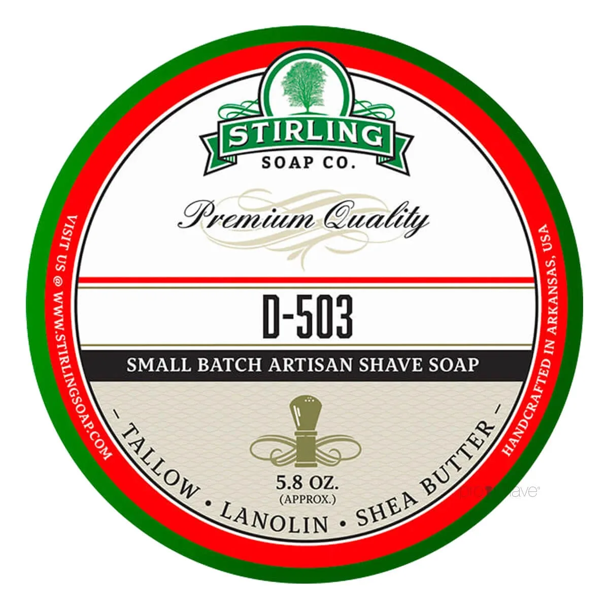 Stirling Soap Company Barbersæbe, D-503, 170 ml.