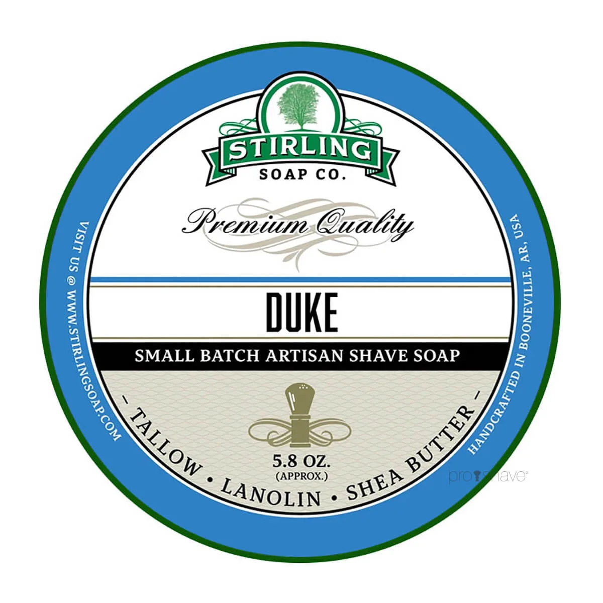 Stirling Soap Company Barbersæbe, Duke, 170 ml.