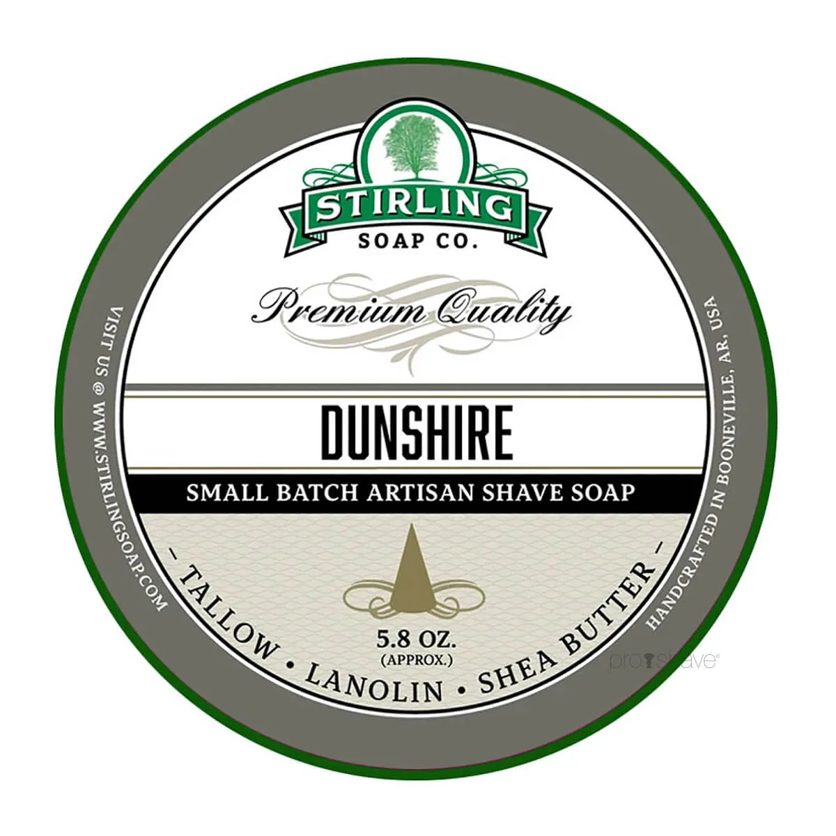 Stirling Soap Company Barbersæbe, Dunshire, 170 ml.