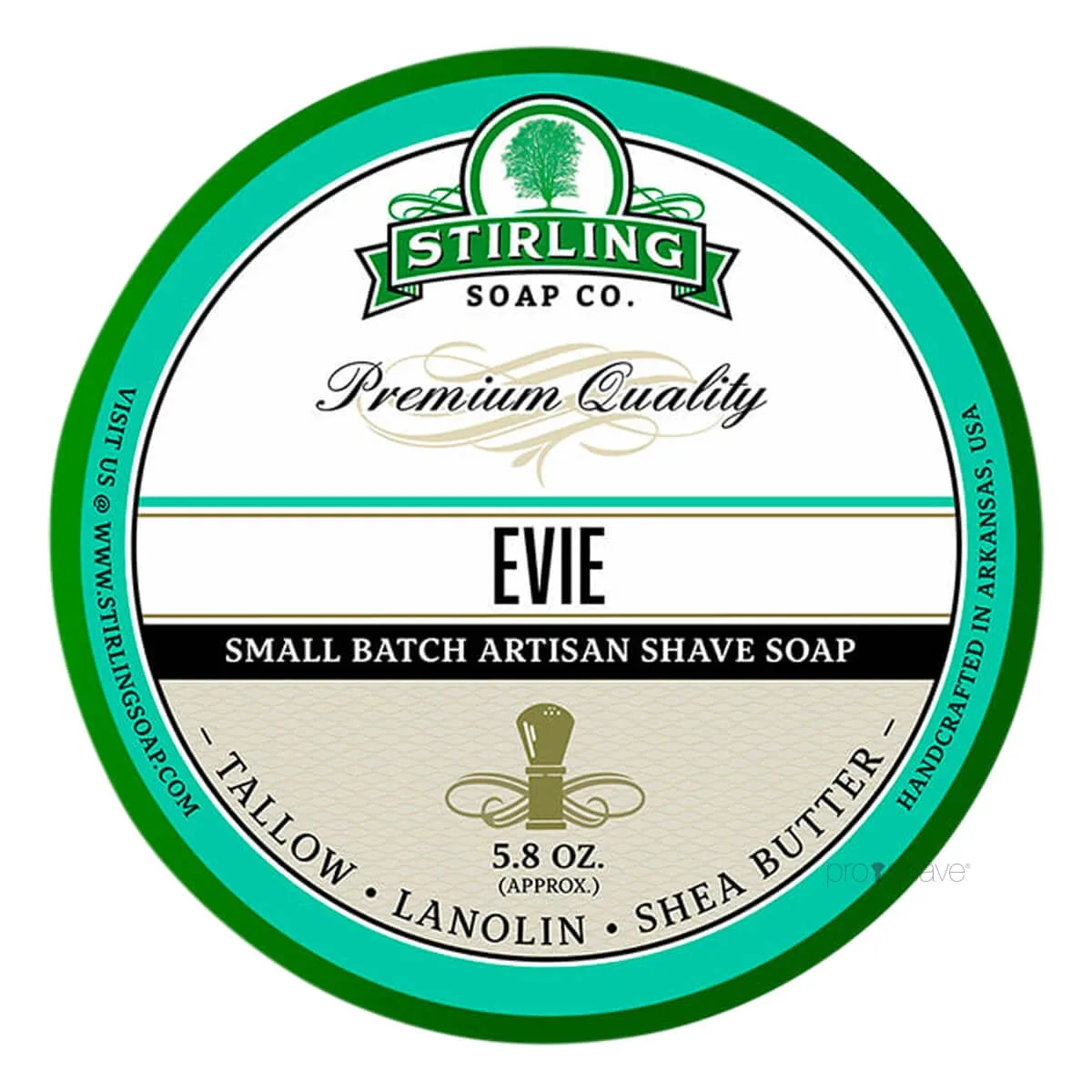 Stirling Soap Company Barbersæbe, Evie, 170 ml.