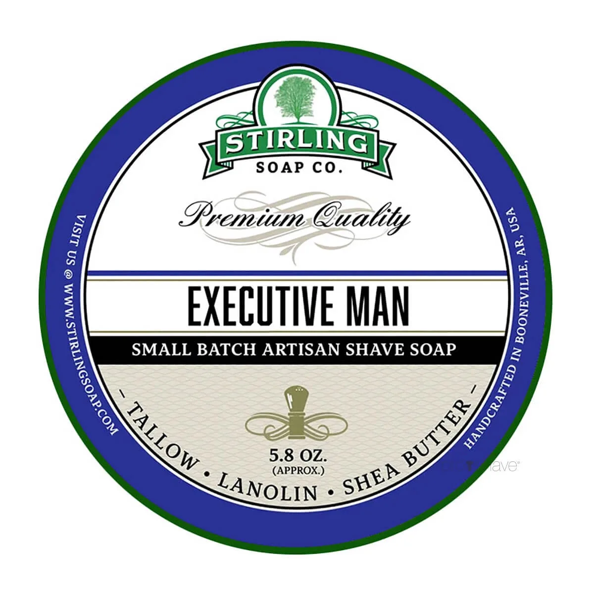 Stirling Soap Company Barbersæbe, Executive Man, 170 ml.