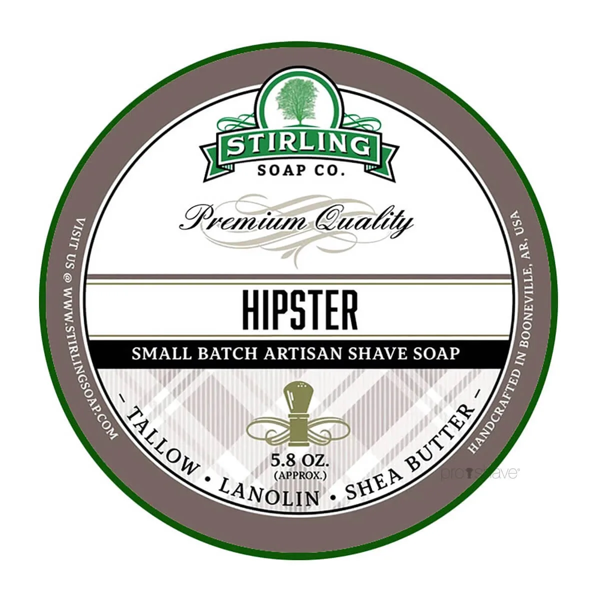 Stirling Soap Company Barbersæbe, Hipster, 170 ml.