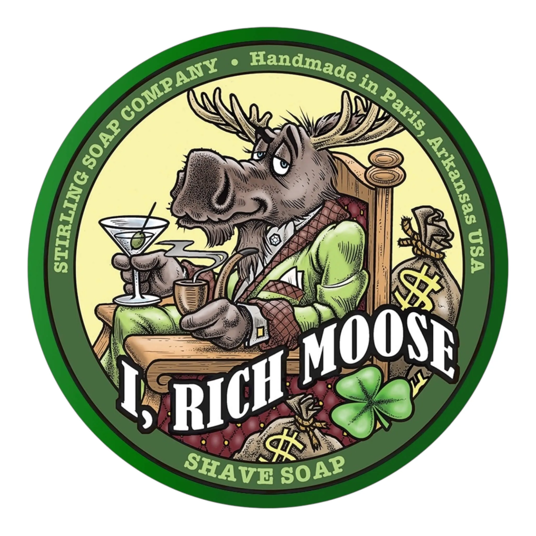 Stirling Soap Company Barbersæbe, I Rich Moose, 170 ml.