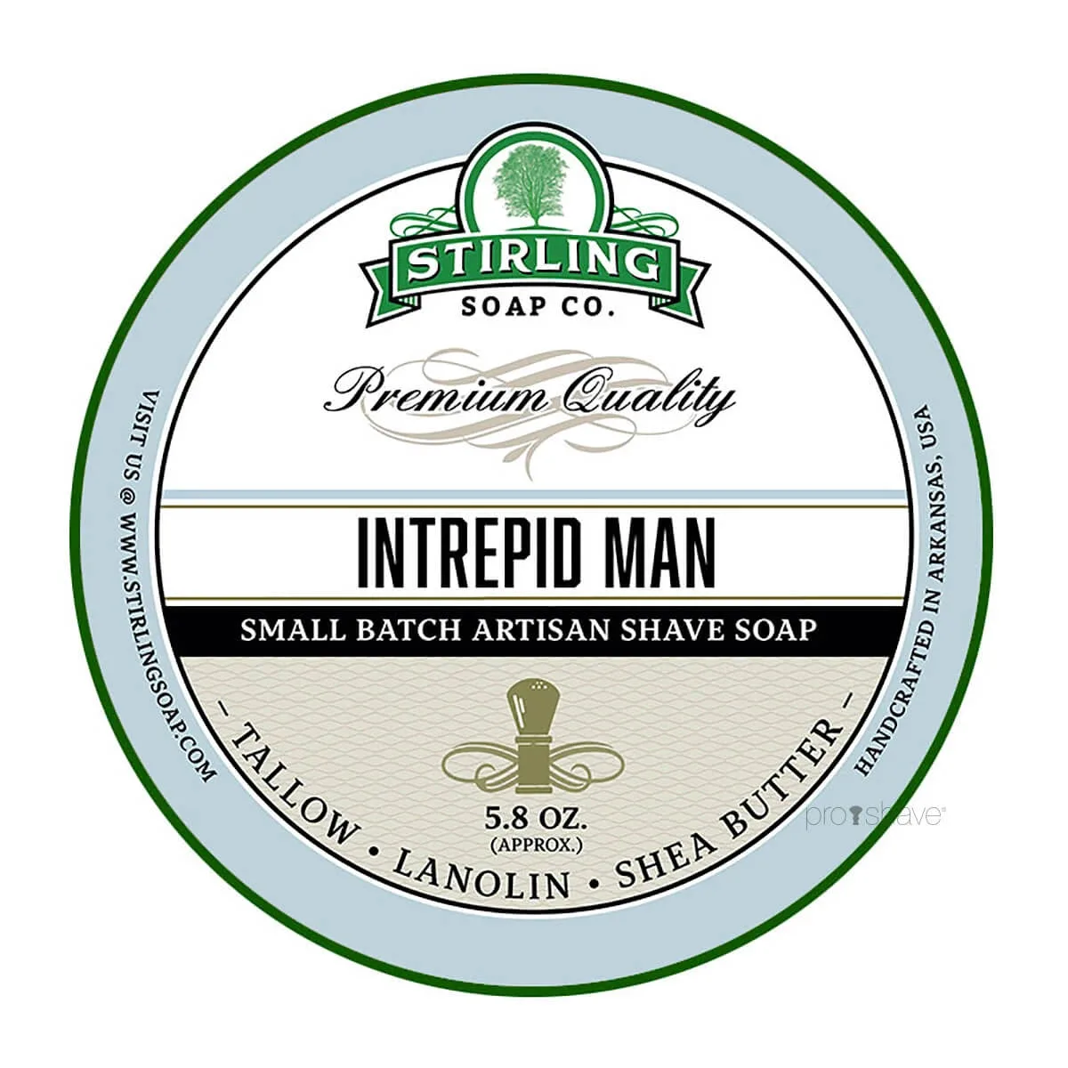 Stirling Soap Company Barbersæbe, Intrepid Man, 170 ml.
