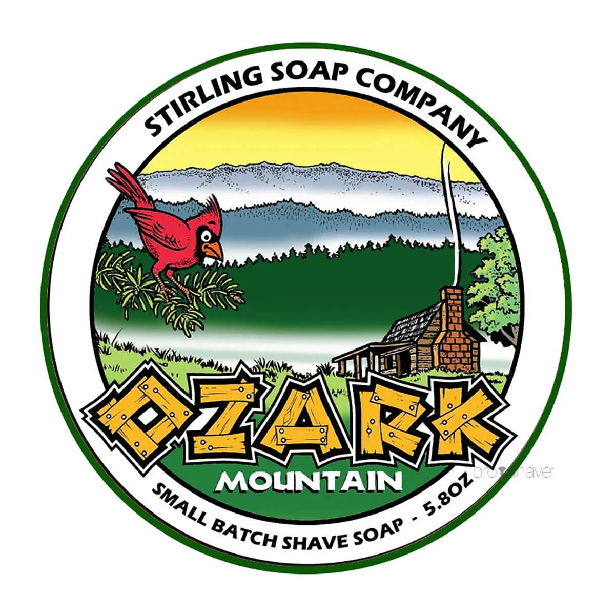 Stirling Soap Company Barbersæbe, Ozark Mountain, 170 ml.