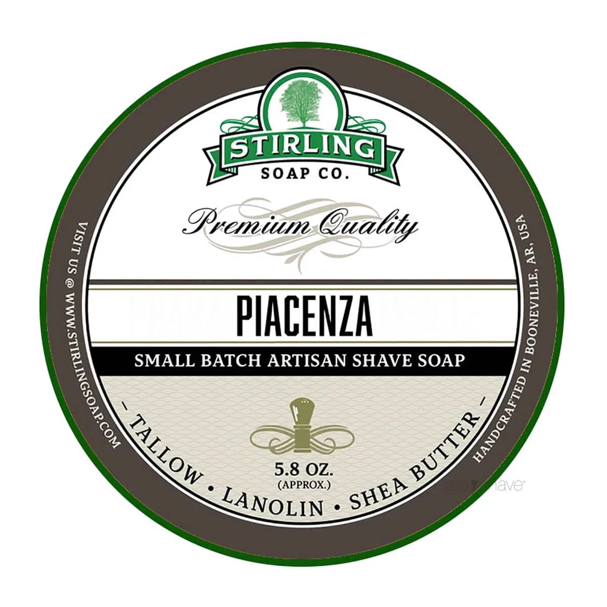 Stirling Soap Company Barbersæbe, Piacenza, 170 ml.