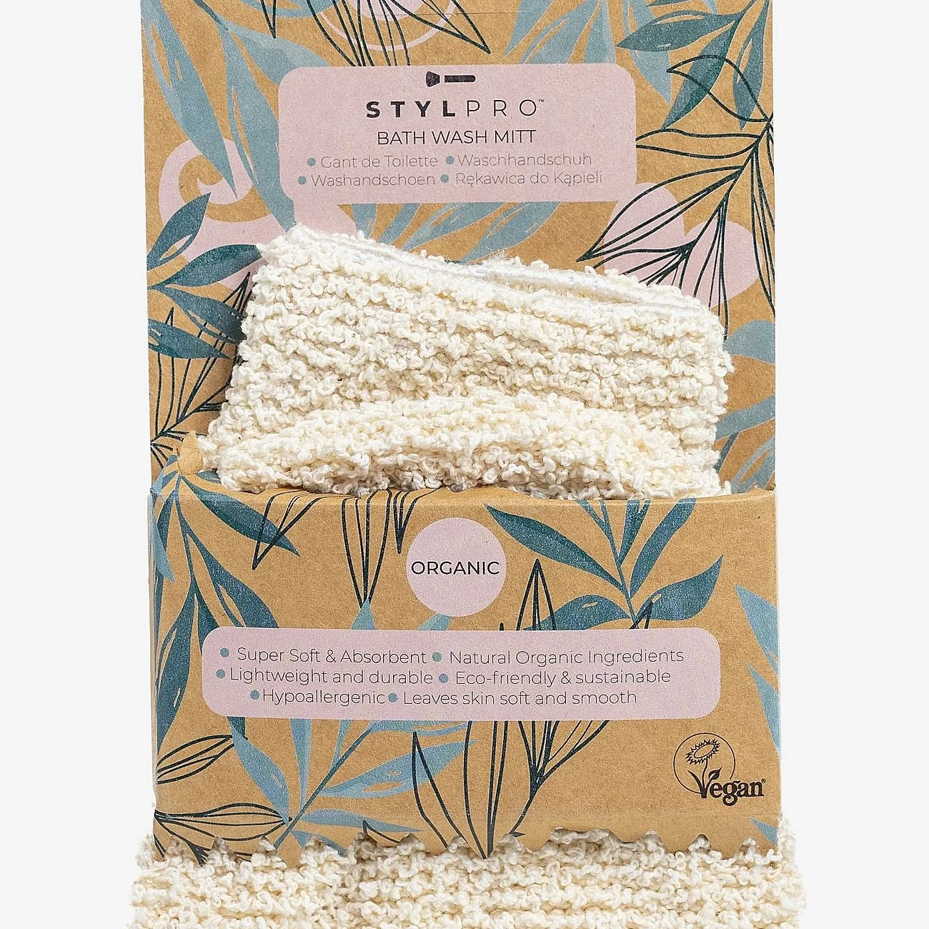 Stylpro Stylpro Bath Wash Mitt - Nude - ONE SIZE