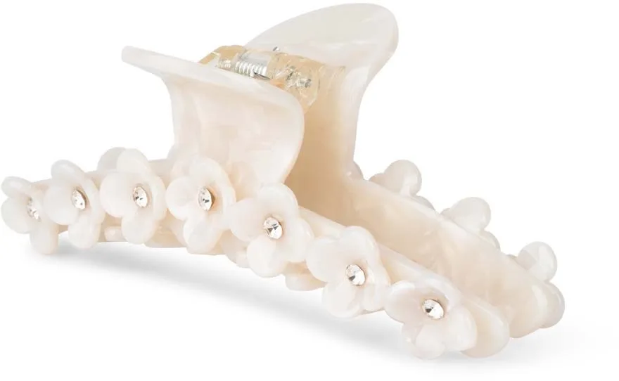 SUI AVA Bright Flower Clip White