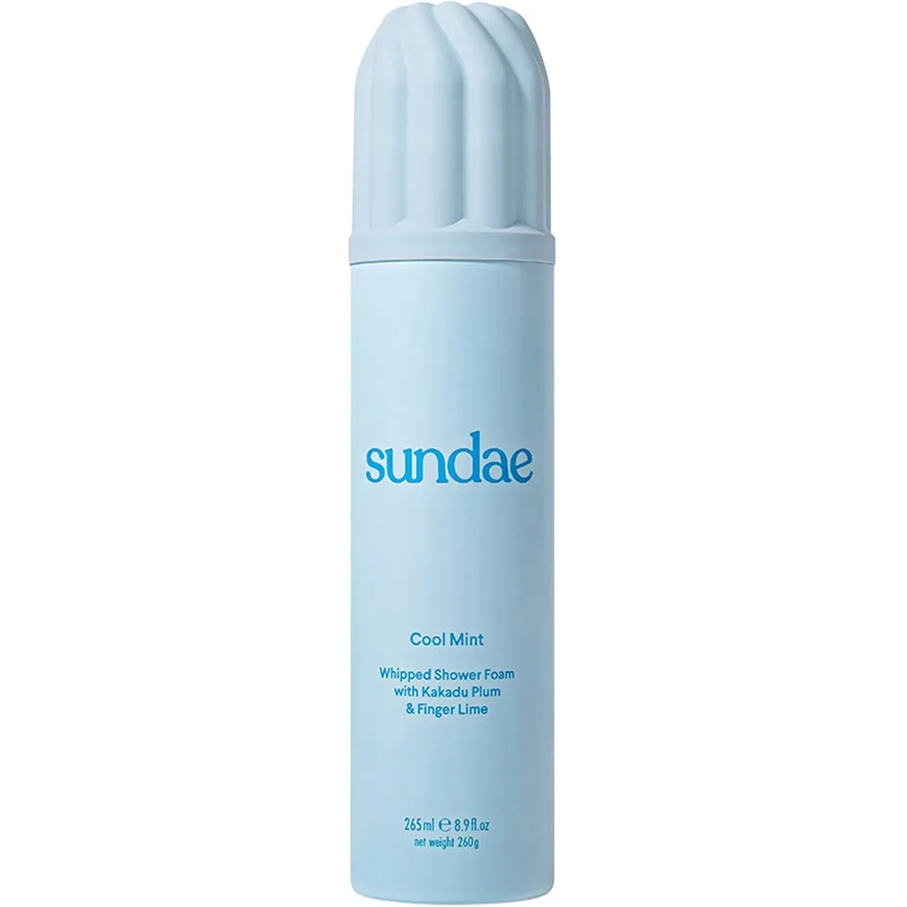 Sundae Body Cool Mint Whipped Shower Foam - Blue - 265 ML