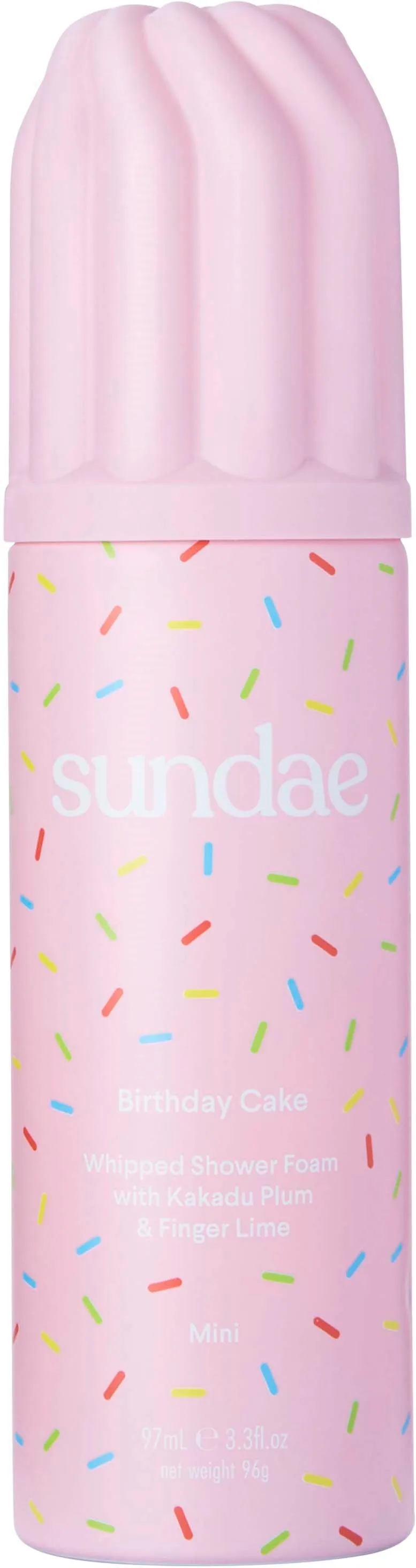 Sundae Body Mini - Birthday Cake - Whipped Shower Foam - Pink - 97 ML
