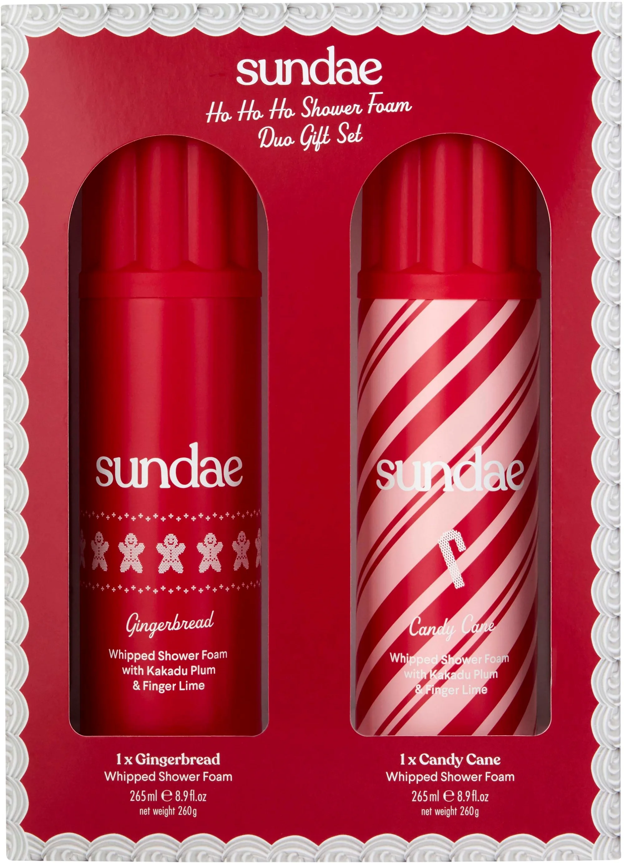 Sundae Christmas Box - Gingerbread & Candy Cane Whipped