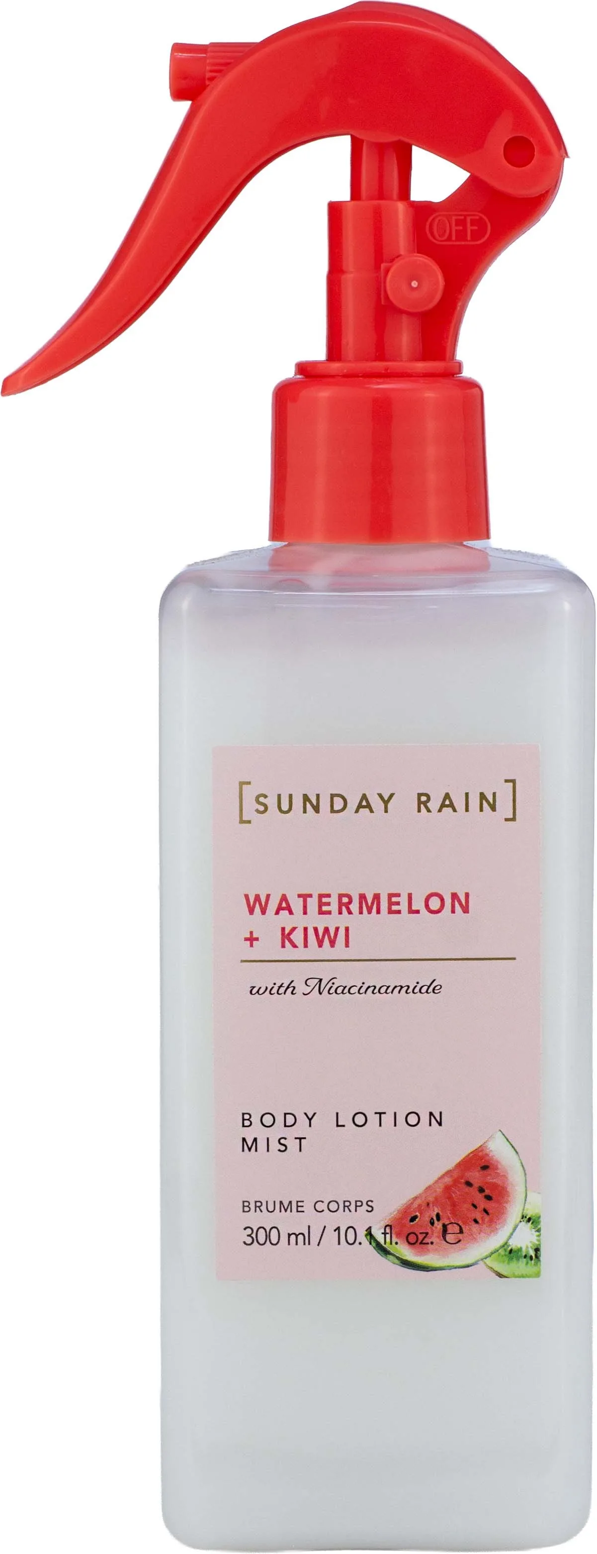 Sunday Rain Body Lotion Mist Watermelon & Kiwi 300 ml