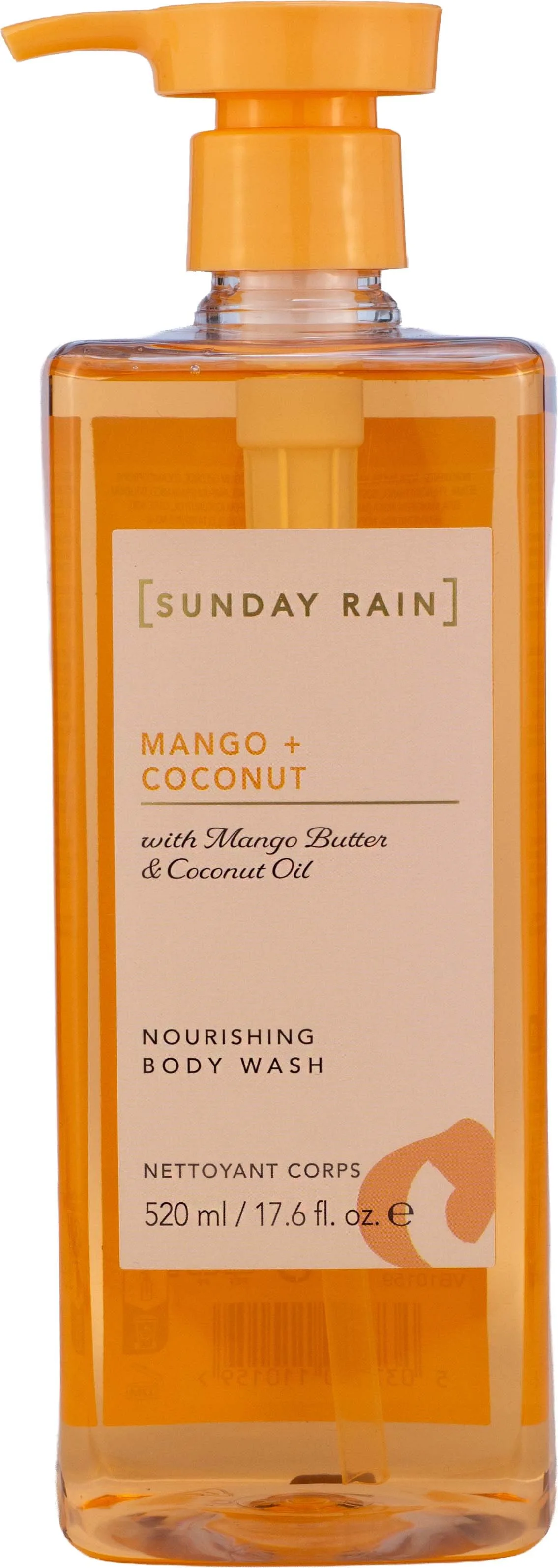 Sunday Rain Mango & Coconut Body Wash 440ml
