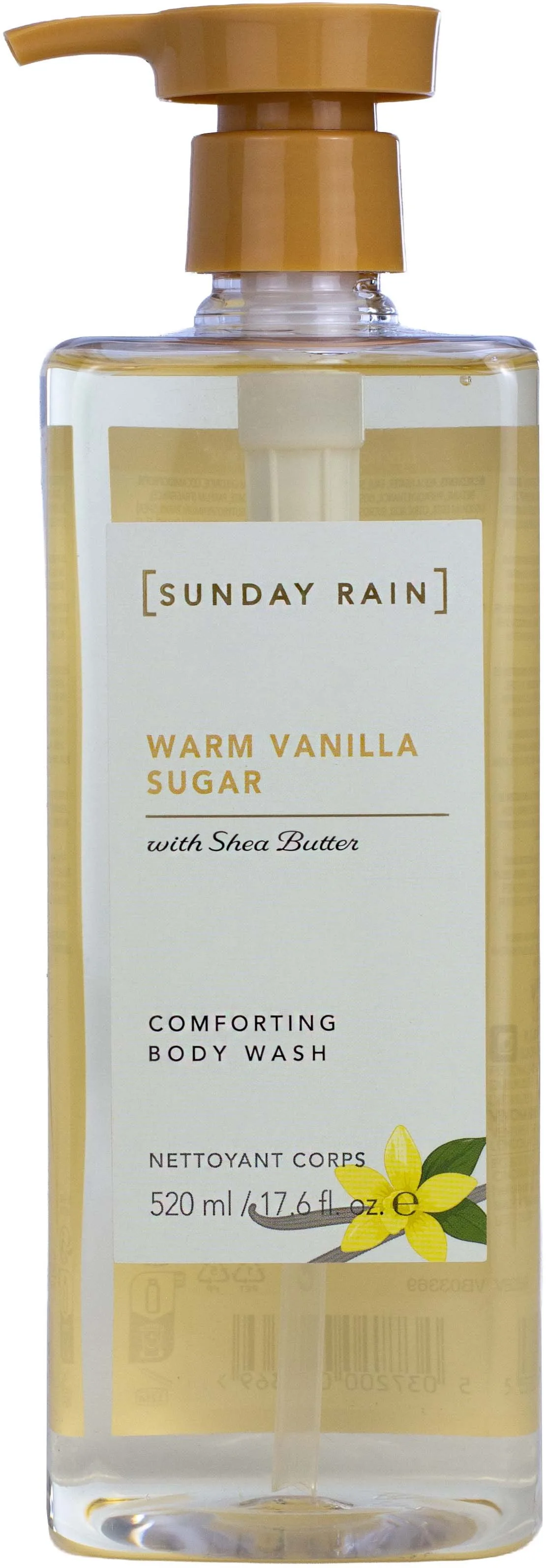 Sunday Rain Body Wash Warm Vanilla Sugar 520 ml