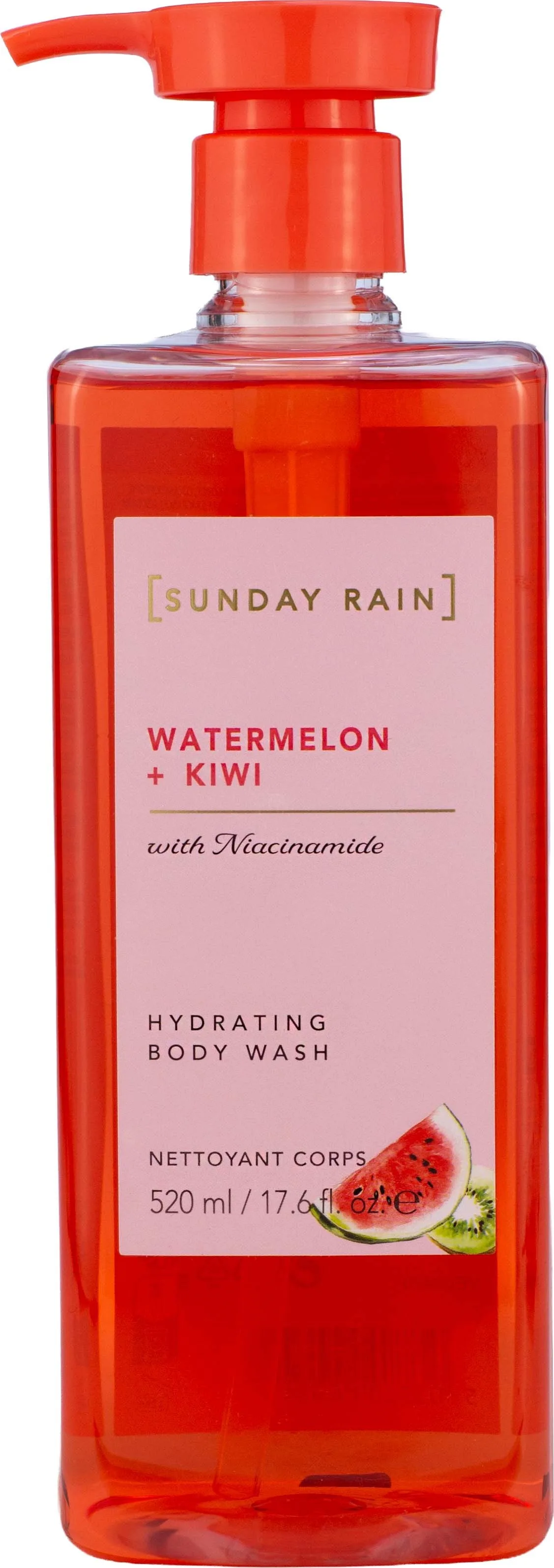 Sunday Rain Body Wash Watermelon & Kiwi 520 ml