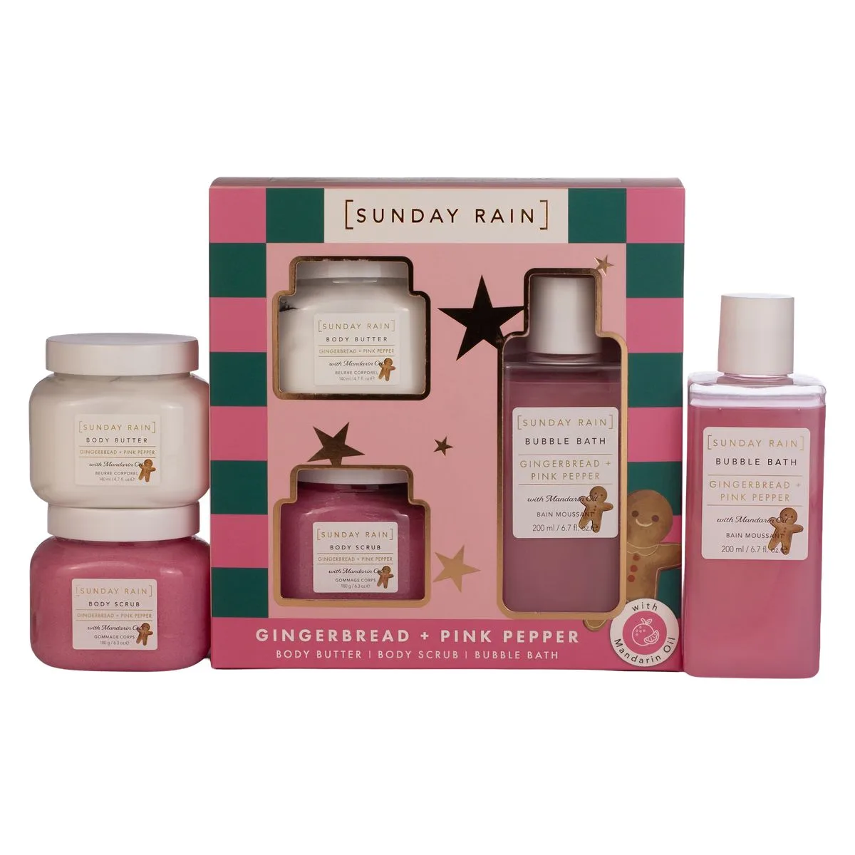 Sunday Rain Gingerbread + Pink Pepper Trio