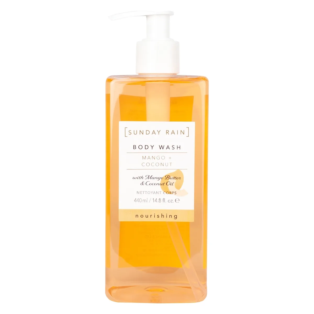 Sunday Rain Mango + Coconut Body Wash 440ml