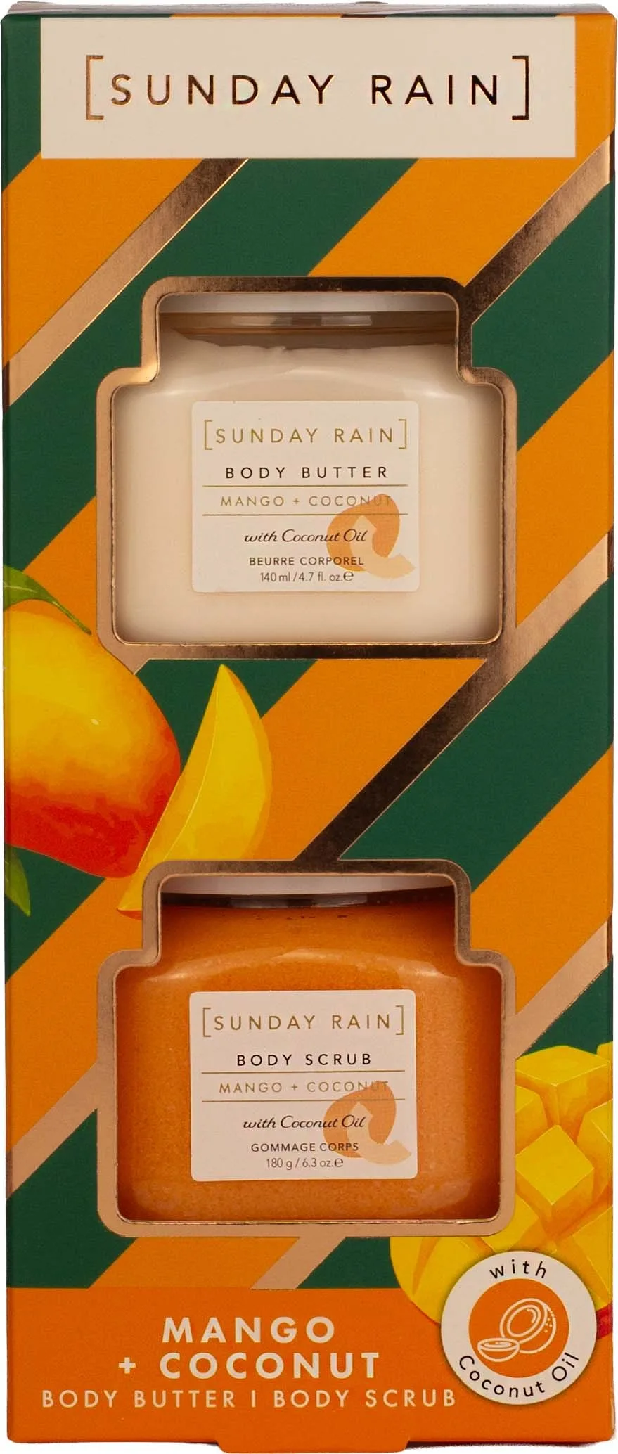 Sunday Rain Mango + Coconut Duo