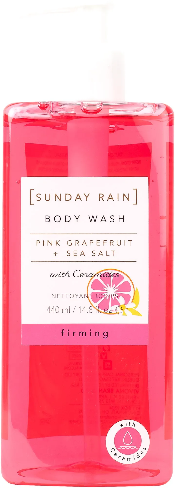 Sunday Rain Pink Grapefruit & Sea Salt Body Wash 440 ml