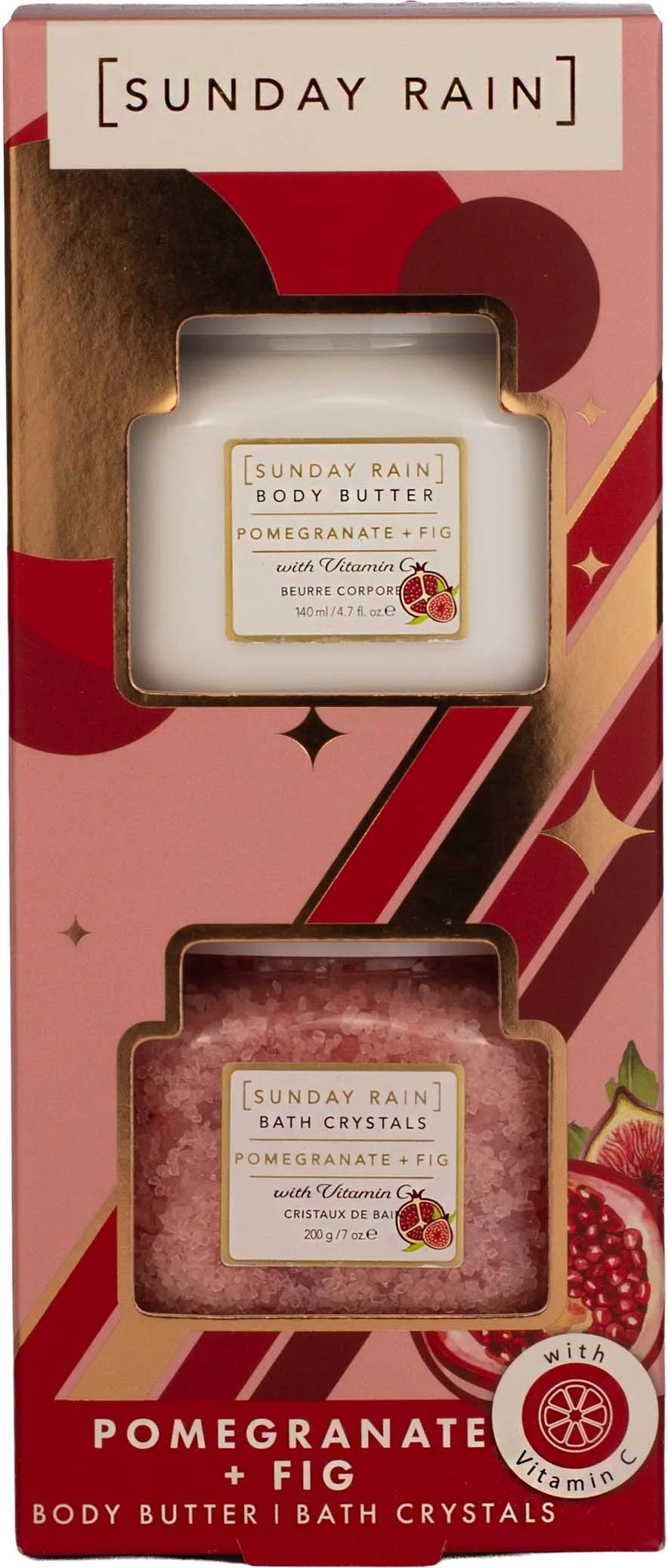 Sunday Rain Pomegranate + Fig Duo