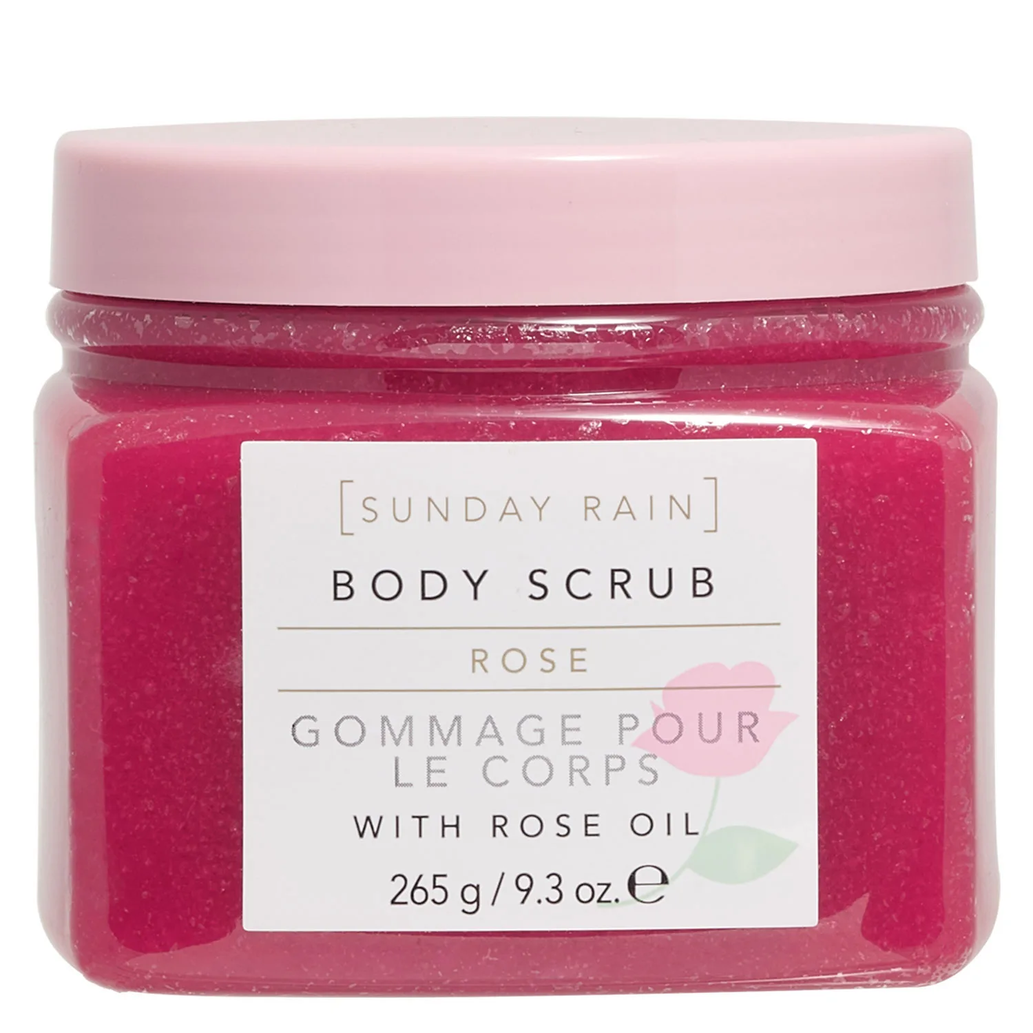 Sunday Rain Rose Body Scrub 265 g