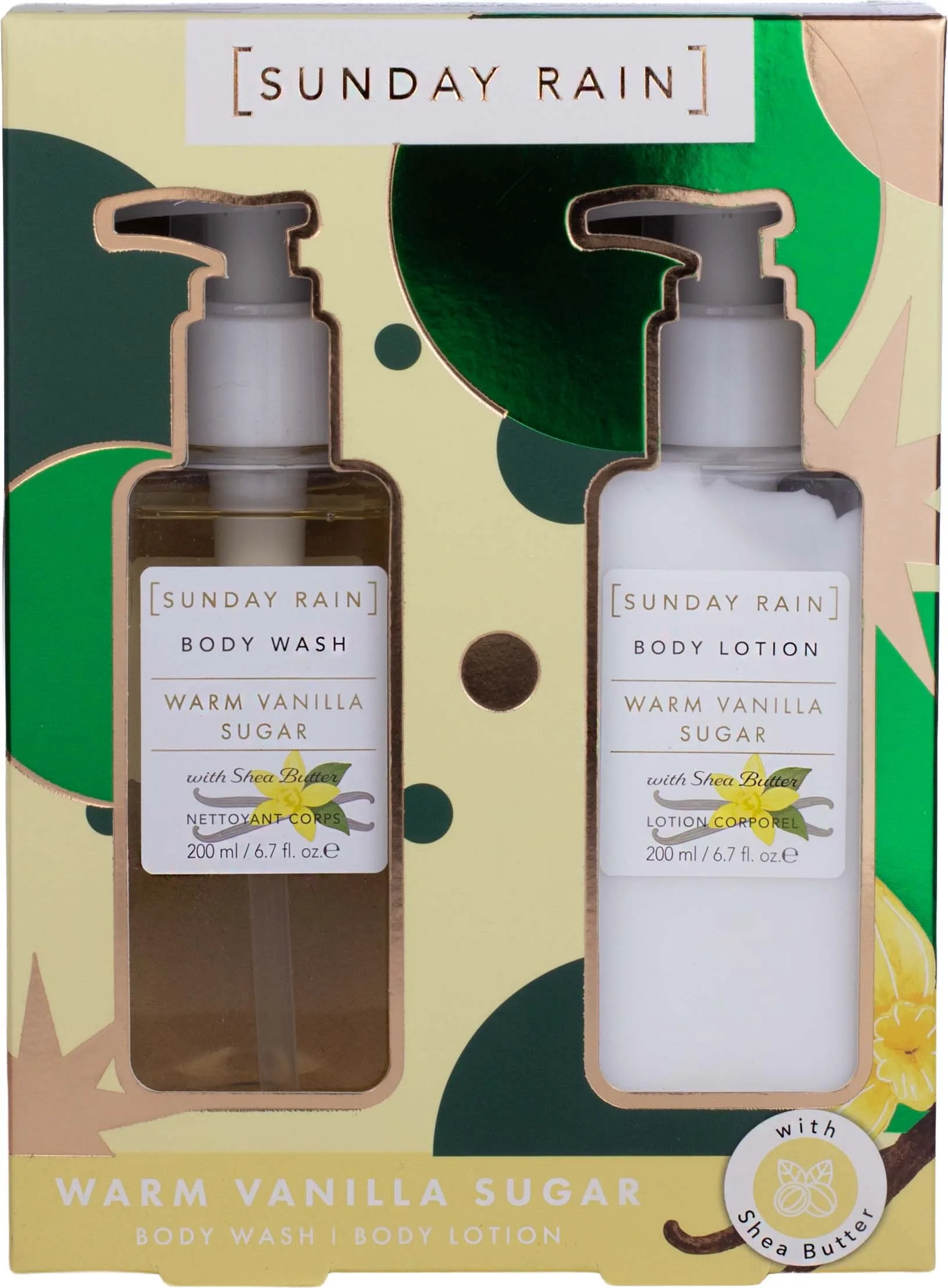 Sunday Rain Warm Vanilla Sugar Body Duo