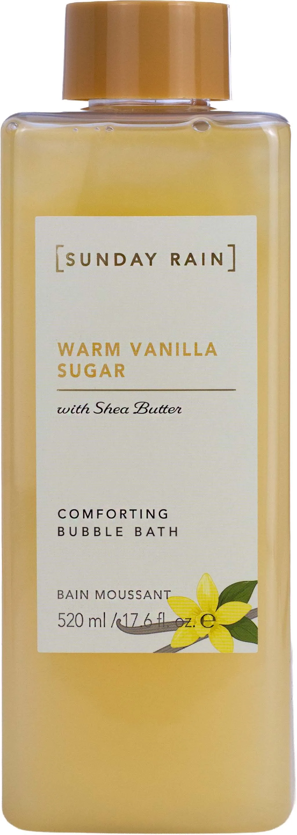 Sunday Rain Bubble Bath Warm Vanilla Sugar 520 ml