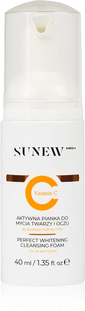 SUNEWMED+ Active Foaming Cleanser Face and Eye Makeup Removal Rensende makeupfjerner skum Med C-vitamin 40 ml
