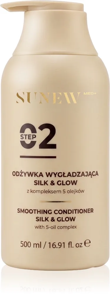 SUNEWMED+ Silk & Glow Repairing Conditioner Mjukgörande balsam för glansigt och mjukt hår 500 ml