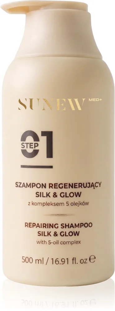 SUNEWMED+ Silk & Glow Repairing Shampoo Djupt regenererande schampo 500 ml