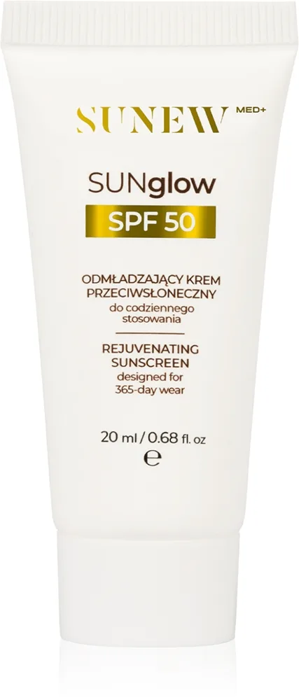 SUNEWMED+ SUNglow Anti-Aging Face Sunscreen SPF 50 Solcreme Med foryngende effekt SPF 50 20 ml