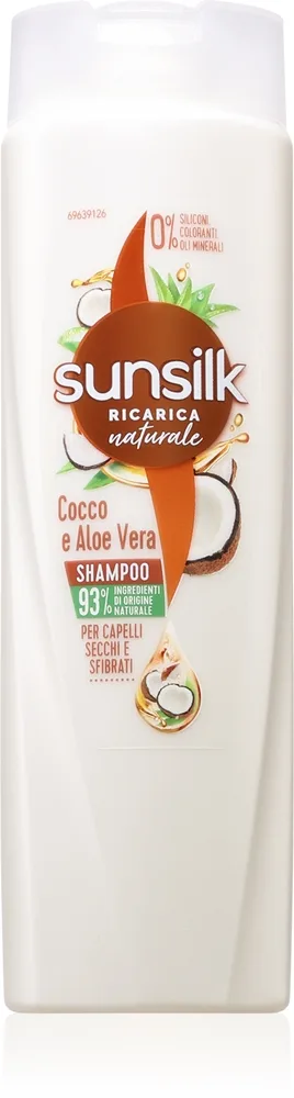 Sunsilk Cocco & Aloe Vera Schampo För volym och glans 250 ml