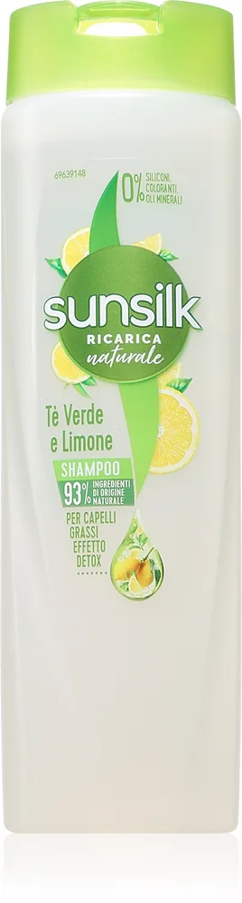 Sunsilk Green Tea & Lemon Schampo För fett hår 250 ml