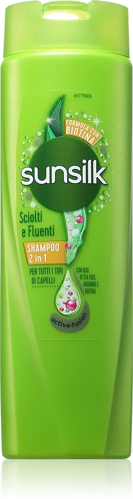 Sunsilk Loose & Flawing Schampo och balsam 2-i-1 mot slappt och frissigt hår 250 ml