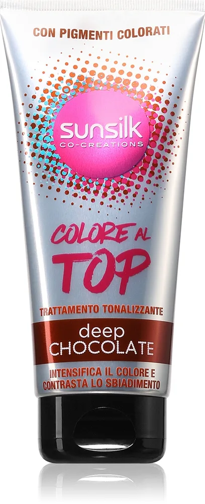 Sunsilk Top Colour Intensiv vård neutraliserar mässingstoner Deep Chocolate 180 ml