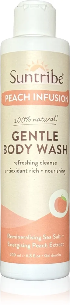 Suntribe Gentle Body Wash Silkeagtig brusegel Med ferskenekstrakt 200 ml
