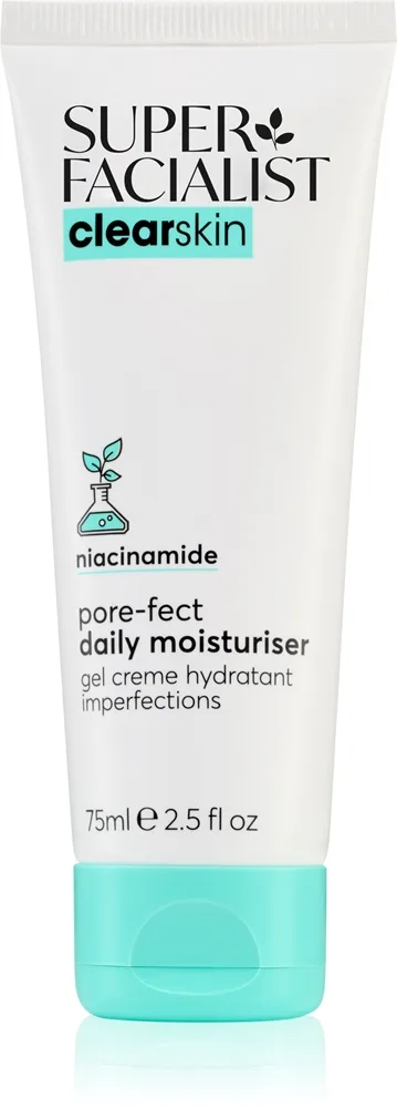 Super Facialist Clearskin Niacinamide Fuktgivande gel-kräm för fet hud 75 ml