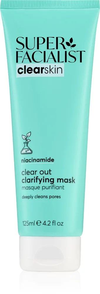 Super Facialist Clearskin Niacinamide Rengörande mask För fet och problematisk hud 125 ml